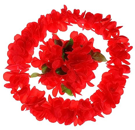 Cabilock Hawaiianisches Blumen-Set Mit Halsketten Und Armbändern 80-teilig Tropisches Strand-partygeschenk Für Feiern