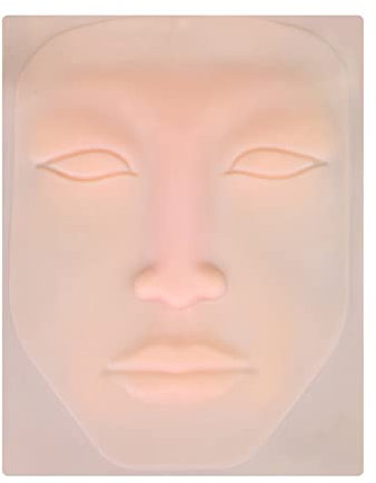 Wiederverwendbare Übungs-Silikonhaut Lippen für permanentes Make-up, menschliche Lippen, Elastizität, Microblading, PMU-Beginer-Training, Make-up, Training, Mannequin, dunkle Haut, mit