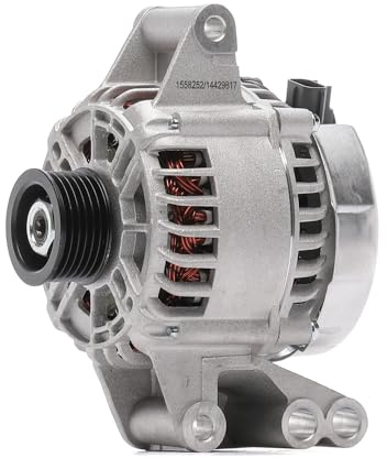 RIDEX 4G0455 Lichtmaschine 104A Generator LiMa 12V Alternator mit Keilrippenriemenscheibe Kompatibel mit FORD Fiesta Mk5 Schrägheck JH1, JD1, JH3, JD3 1229424 1718577 1479818
