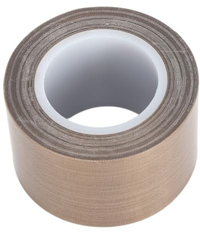 Yomiyuyr PTFE-Glasgewebeband, 10 m Rolle Teflonband zum Heißsiegeln und Vakuumieren, hochtemperaturbeständig,8 Fuß langes Industriegewebeband (0,18 * 40mm)