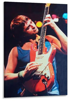 GARMERS Mike Oldfield Vintage-Leinwand-Poster, Druck für Zuhause, Büro, Klassenzimmer usw., Wanddekoration, 60 x 90 cm, Rahmenstil