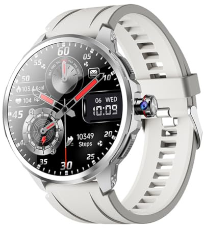 MiBoce 1.95'' Smart Watch, SIM Card Smartwatch, with Pull Out 190° Rotating High-Definition Camera, Real-Time Heart Rate, Blood Pressure and Blood Oxygen Monitoring, IP67 Waterproof, Gifts for Men