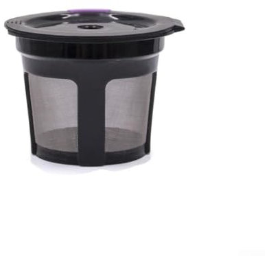 Préparez efficacement votre café préféré avec cette tasse filtrante rechargeable pour machines K Series (noir)