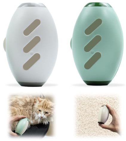 2 Pezzi Rullo per Peli di Animali, Palla Appiccicosa Levapelucchi, Reusable Lint Roller Ball, Portable Home Travel Lint Roller,Mini Rullo per Pelucchi da Viaggio,Riutilizzabile, per Vestiti, Viaggi