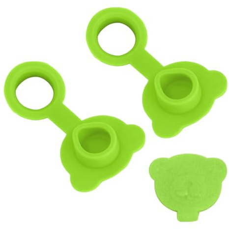 Bären-Wannenstöpsel – Silikon-Abflussstöpsel, Abdeckung | 2 x niedliche Tierform, Wiederverwendbare Dichtung, Flexibler Badewannenstöpsel, dichte Wasserbarriere für Baby, Kin