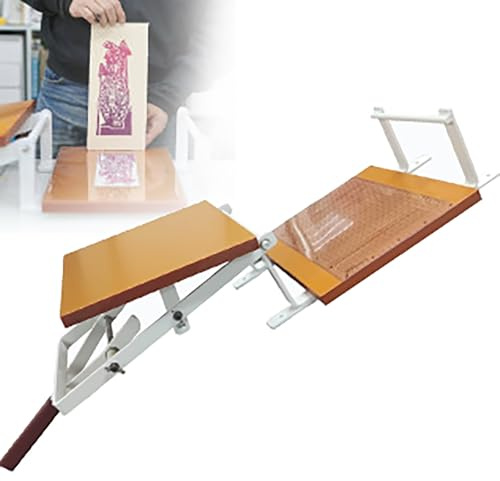 Generisch Manuelle Flachbettpresse mit Höhenverstellung und Hebel, for Linol- und Holzschnitt-Tintendruck