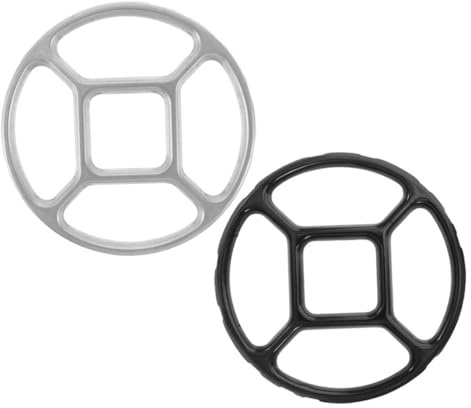 SAFIGLE 2 piezas Soporte Antideslizante para Wok Anillos de Aleación para Estufa de Gas Soportes Pequeños para Olla Resistentes al Calor y Estables Accesorios para Fogón Gas Doméstico