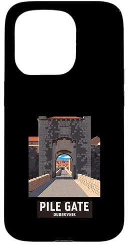 Pile Gate Dubrovnik Croacia Diseño Carcasa para iPhone 15 Pro