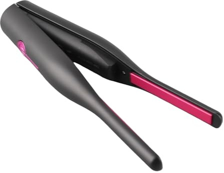 Dioche Pencil Flat Iron Pencil Flat Iron - 2024 Fast Heating Cordless Mini Straightener & Curler for All Hair Types - Ultra Thin Design for Short Hair & Pixie Cuts - Rechargeable (Black)