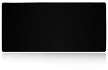 MWBLN Mauspad,Großes Mauspad, Gaming-Mausmatte, Gummi-Mäuse-Pad, PC Computer Gamer Mousepad Schreibtischunterlage genähter Rand. Schwarz60
