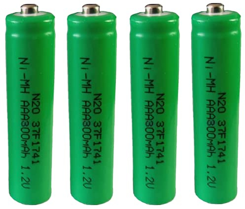 N20 Solar AAA Solar Battery Rechargeable Pre Charged 1.2v Long Lasting 1200 charge cycles (10 Pack 300mAh)