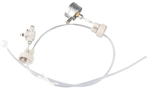 Ejoyous DIY CO2 akvarieväxter system diffusor, CO2-generator med tryckmätare, för fiskakvarier eller vattenväxter