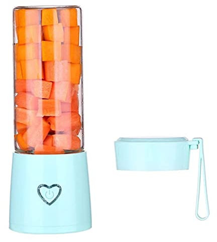 MXXHFC Mini spremiagrumi Elettrico Protable Tazza Singola per frullatore di Dimensioni Personali Carica USB Produzione di succhi Multifunzione (Colore : B) (A)