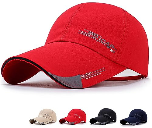 Ivedin | Gorra de Béisbol Visera Larga Hombre y Mujer | Transpirable, Ligera y Ajustable | Ideal para Golf, Running, Trucker, Tenis, Outdoor, Playa, Surf y Pesca