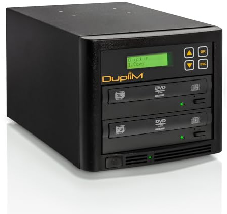 DupliM 1 to 1 DVD CD Cloner Duplicator Stand-Alone Disc Copier Burner