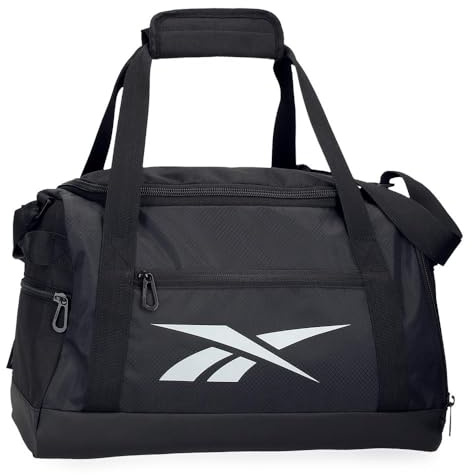 Reebok Wayland Bolso de Viaje Negro 40x25x20 cms Poliéster 20L by Joumma Bags
