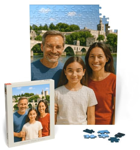 MyPuzzle Personalisiertes Puzzle mit eigenem Bild - 1000/500/200/100 Teile: Gestalte Dein individuelles Fotopuzzle für Geburtstage, Muttertag, Valentinstag & Hochzeiten - 200 Teile (Hochformat).