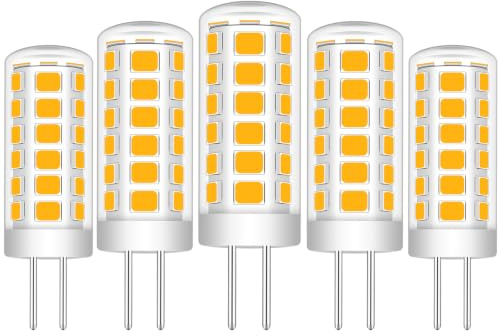G4 LED Lampen 2W Warmweiß 3000K, 220‑240V AC, ersetzt 20W‑30W Halogenlampen | Nicht Dimmbar Energiesparlampe 360° Abstrahlwinkel Flackerfrei für Küche Wohnzimmer Badezimmer Landschaftsbeleuchtung, 5 Pack