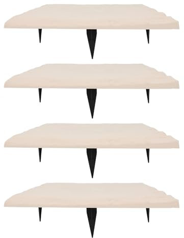 Piedras de Paso de 15,5 Pulgadas con Estacas para el Suelo, Piedras para Escalones de Jardín, Estaca en el Suelo, Piedras Decorativas para Pasarelas para Adoquines de Caminos