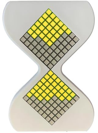 Elektronische -gedruckte Sanduhr, 2024 LED-Sanduhr mit einstellbarer Zeit von 0–30 Minuten, Sanduhr für ein anderes Timing-Erlebnis, für Zuhause, Klassenzimmer, Küche