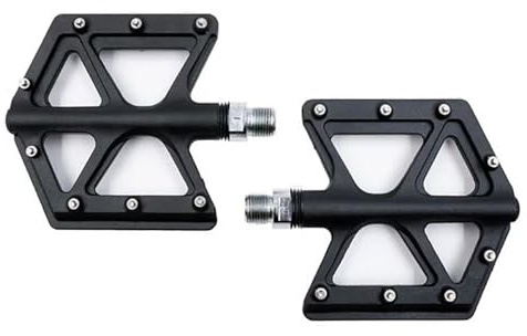 ZERAY ZP-D213 Pedali per piattaforma MTB, Gravel, Enduro, Urbano, BMX, in nylon + fibra di carbonio con tasselli antiscivolo
