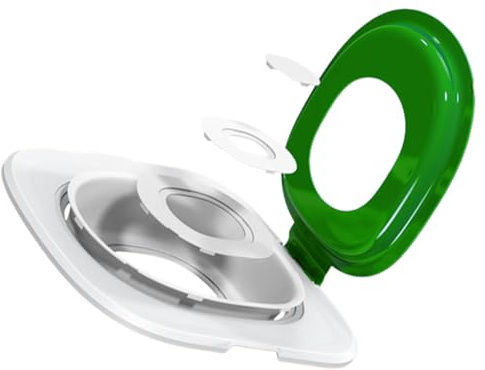 COMFOLIVING Toilet Trainer per gatti, Sedile WC Cat | Trainer per la pulizia di giocattoli per gatti, kit per addestratore di vasi di gatto, pattumiera riutilizzabile per la pulizia igienica degli