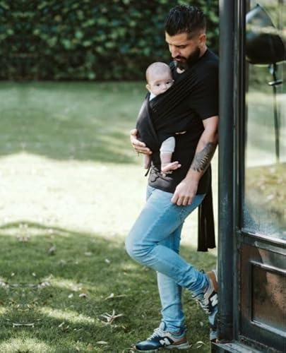 Amarsupiel Babytragetuch für Herren, Premium-Babytrage, ergonomische Babytrage, hergestellt in der EU, Öko-Tex-zertifiziert, Tragetuch, Neugeborenentrage, Babytrage