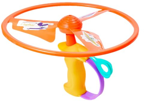 Flying Propeller Spielzeug – Luftspielzeug, Spinner Slices, Flugspiel | Expertenspielzeug mit drehbarer Scheibe aus leichtem Material für Kinder im Freien und drinnen