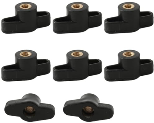 8 PCS Clamping Handle Quick Release Screws Nuts Knobs (M6)
