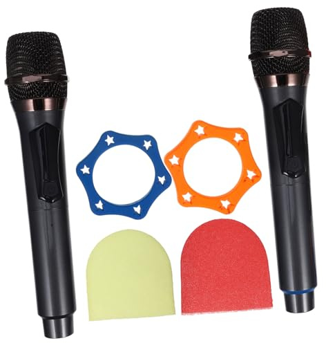 YARNOW Wireless Microphone for Live Singing Entertainment Handheld Mic Function Professional System for Home Use