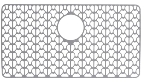 Tappetino per Lavello in Silicone Resistente ai Graffi e Antiscivolo Protezione per Lavello Impermeabile Riutilizzabile Multiuso per Protezione Piatti e Utensili da Cucina (Grigio)