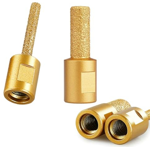 YINSHIU Diamond Mortar Raking Bit for Angle Grinder, M10 Thread, 6mm and 10mm, Grout Rake Pointing Tool