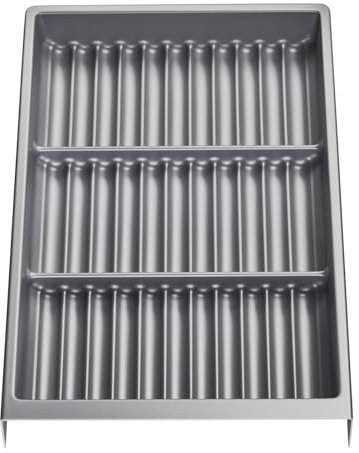 Orga-box especiero SEPARADO Individual gris plateado (300 x 474 x 51 mm) Cajón a partir de 40 cm de ancho para especieros