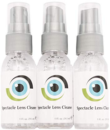 SPORTS WORLD VISION Leader Nettoyant Liquide pour Lentilles de Lunettes 3 x 29 ml, Flacon de 1 fl oz pour le Nettoyage des Lunettes et autres Solutions pour Lentilles de Contact Nettoyant en Spray