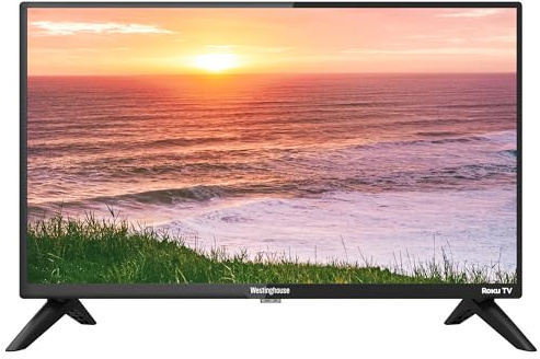 Westinghouse 24 HD Smart Roku TV, 720p High Definition Smart TV with Wi-Fi Connectivity and Mobile App, Flat Screen TV Compatible with Apple Home Kit, Alexa and Google Assistant (2026 Model)