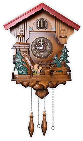 Kendal Cuckoo Clock Pendulum Quartz Wall Clock Black Forest House Home Decor MX239