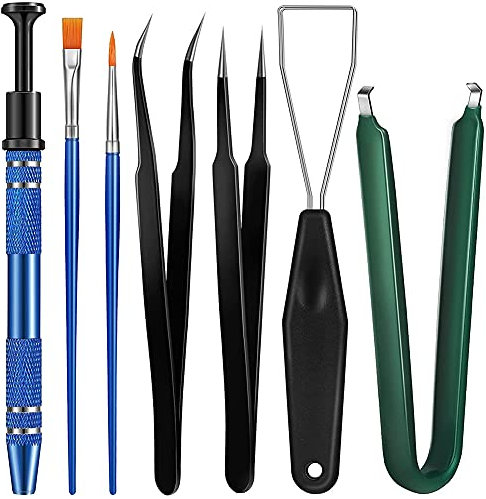 Keyboard Lubricating Oil Switch Puller Kit IC Puller Switch Puller Key for Removing Electronic Components Pack of 7