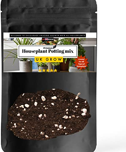 UK GROW Houseplant Potting Mix 50L (Enriched with Perlite) Specialist Growth Technology Mimicing Natural Growth on the Westland for Optimum Growth (50L)