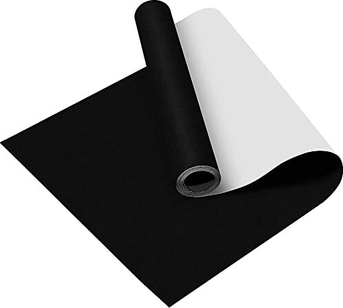 Toppe in nylon per piumini 40x200cm, 1 rotolo di nastro di riparazione in nylon autoadesivo impermeabile, kit di riparazione in tessuto di nylon per abbigliamento, tenda e sacchi a pelo (nero)