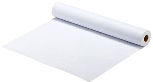 COHEALI 25m Weiße Zeichenpapierrolle Für Junge Mädchen Malaktivitäten Blanko Skizzenpapier Für Wasserfarben Buntstifte Kreide Und Pastellmalerei Ph-neutrales Und Recyceltes Material