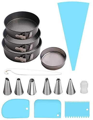 YLWX Punte sac A Poche Riutilizzabile, Bocchette Sacca A Poche per Dolci, Pasticceria Accessori Stampo Torta Kit, Beccucci sac A Poche