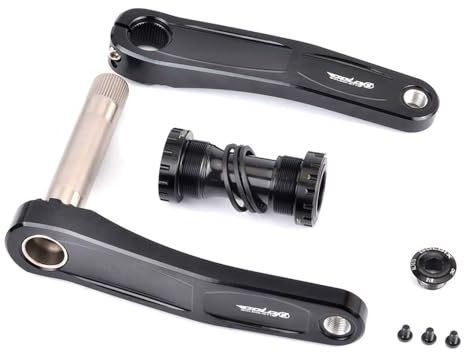 GXP Fahrrad kurbel garnituren GXP mit Tretlager 68/73mm und Kettenblatt-Schrauben Straßenräder und Mountainbikes 175mm Aluminiumlegierung Kurbelarme