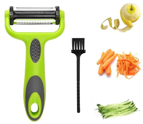 Pelapatate Professionale, Pela Verdure Professionale, Pelapatate, Pelapatate Multifunzione, Pelapatate Julienne, Pelaverdure, Pelapatate Multifunzione 3 in 1, Sbucciatore Manuale