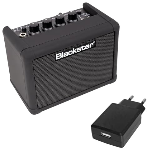 Blackstar Fly 3 Charge wiederaufladbarer Mini-Gitarrenverstärker + keepdrum Netzteil