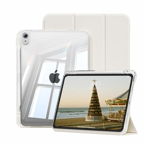 zoyu Hülle für iPad Air 11 Zoll M4/M3/M2 / iPad Air 5./4. Generation, Weiß