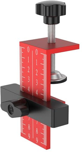 LuLobtg Cabinet Door Installation Tool Aluminium Alloy Cabinet Door Mounting Jig Precise Cabinet Door Installation Positioner Adjustable Limit Position Installation Tool for Cabinets(1pack)