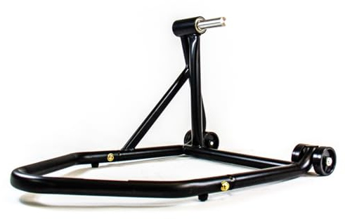Béquille d'atelier MonoEasy Moto Monobras - Axes Ø 25,5/27,5/40,5/42,5/53,5mm - Rouge/Noir/Orange (Noir, 28.5)