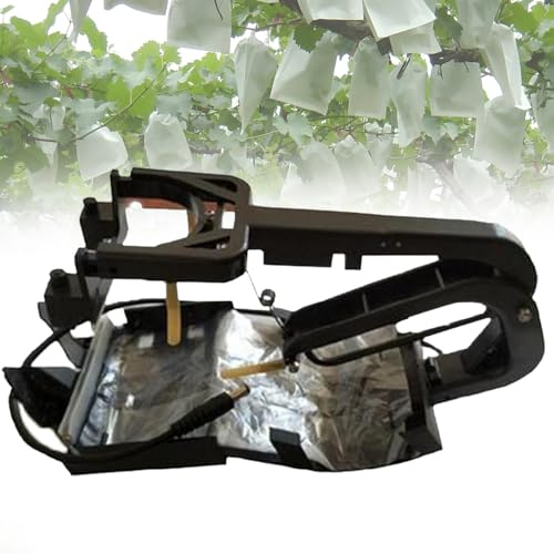 Insaccatrice Elettrica Per Bocchini Per Sacchetti Di Frutta,Insaccatrice Elettrica Per Mele,Include 10.000 Sacchetti Di Pellicola Per Melograno/Kiwi/Pera/Limone/Mela Di Dimensioni Superiori A 1,5 Cm