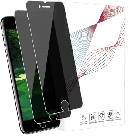 Bodyguard 2 Stück Schutzfolie für Panzerglas für iPhone 6/6s/7/8/SE 2020 Blickschutz, 9H-Härte Splitterfrei Ohne Luftblasen iPhone 8 Sichtschutzfolie, 2.5D Edge iPhone SE 2020 Sichtschutz Schutzglas