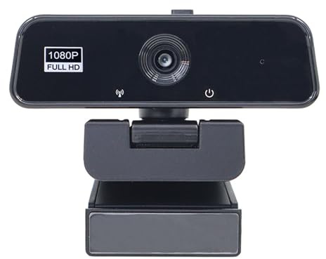 Ldbuejiaja Webcam 4K in plastica con supporto angolare regolabile per uffici domestici e lezioni online, webcam USB